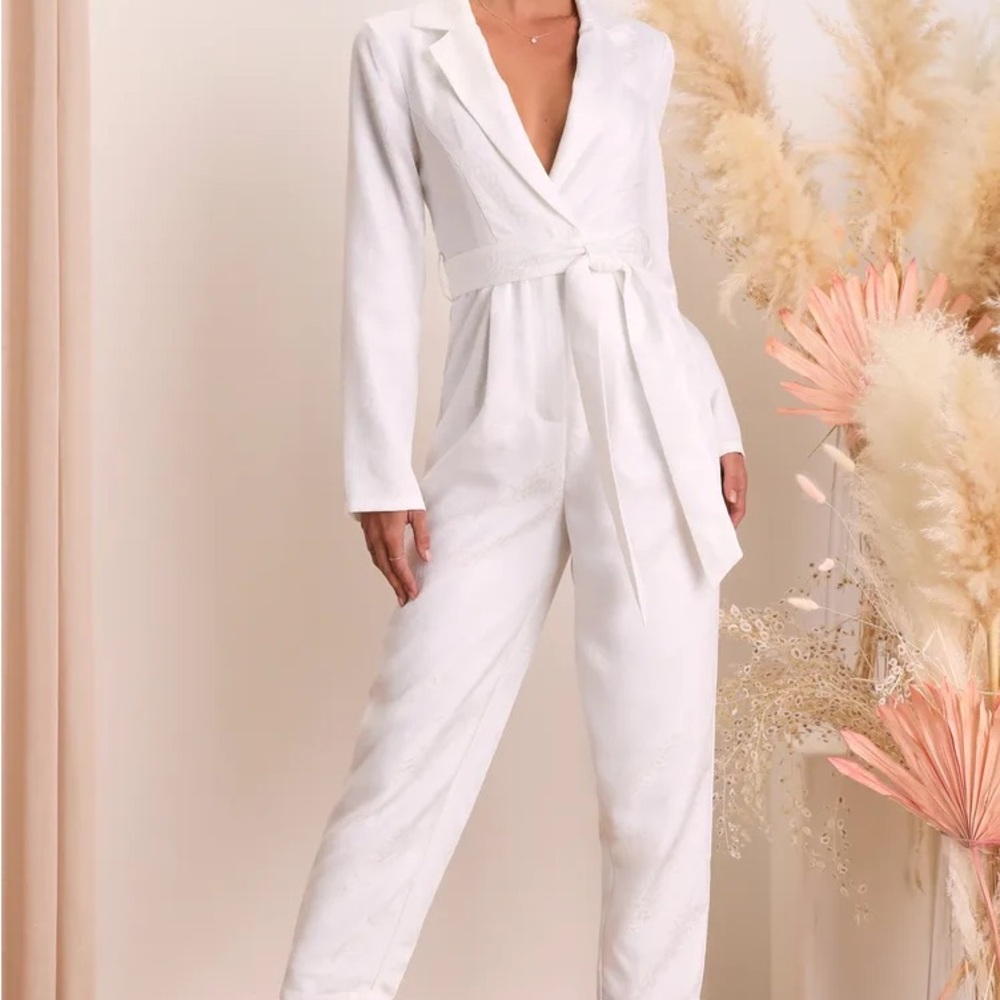 White floral Jumpsuit